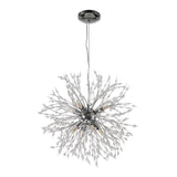 Lustre Luxe 8 Lumières Sputnik Feu d'Artifice pour Salon