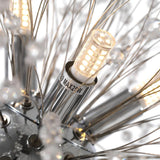 Lustre Luxe 8 Lumières Sputnik Feu d'Artifice pour Salon