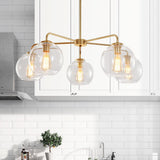 Lustre Boule Verre Classic Moderne Soufflé pour Salon