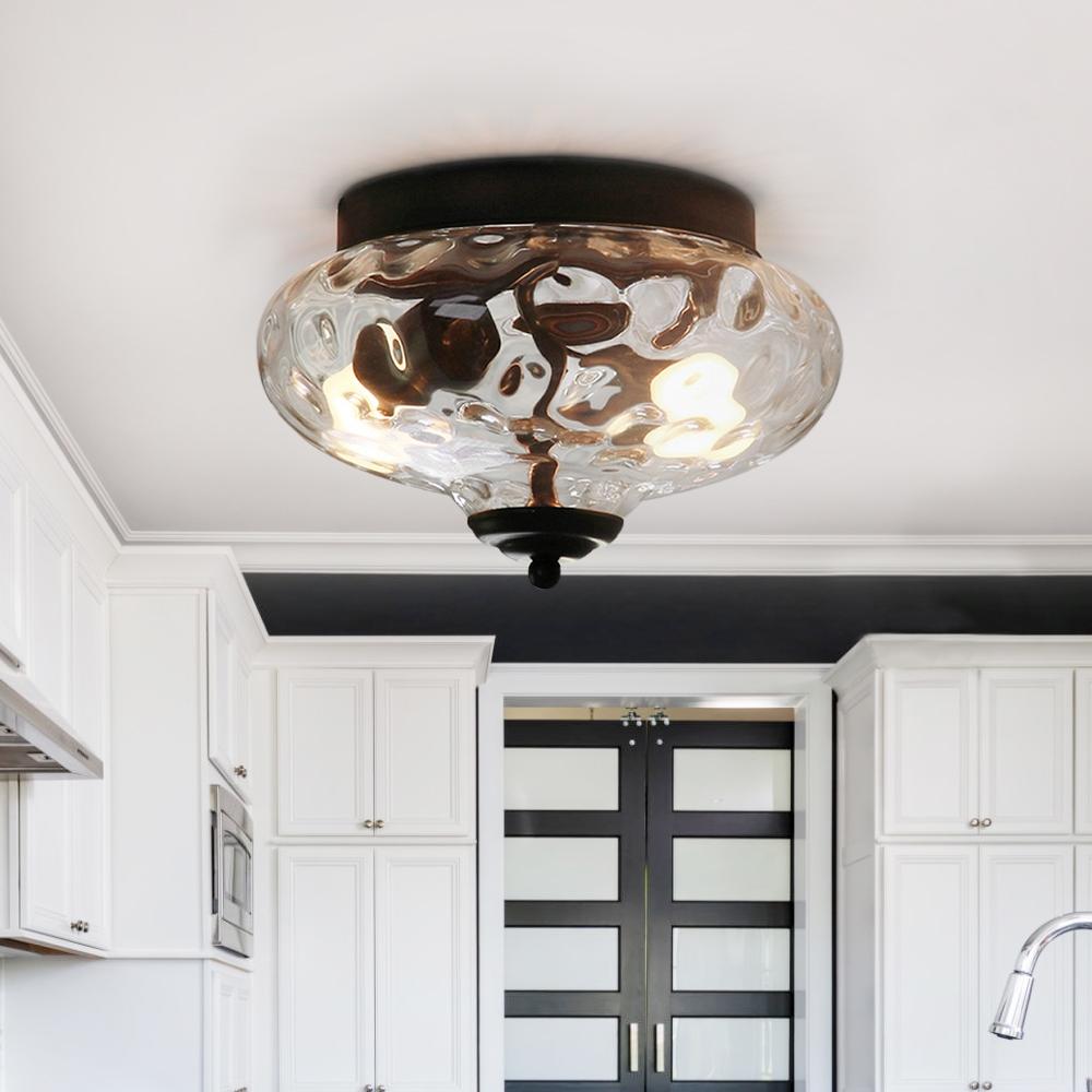 Plafonnier Cuisine Bol en Verre