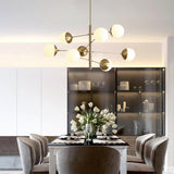 Lustre Cuisine Globe en Verre