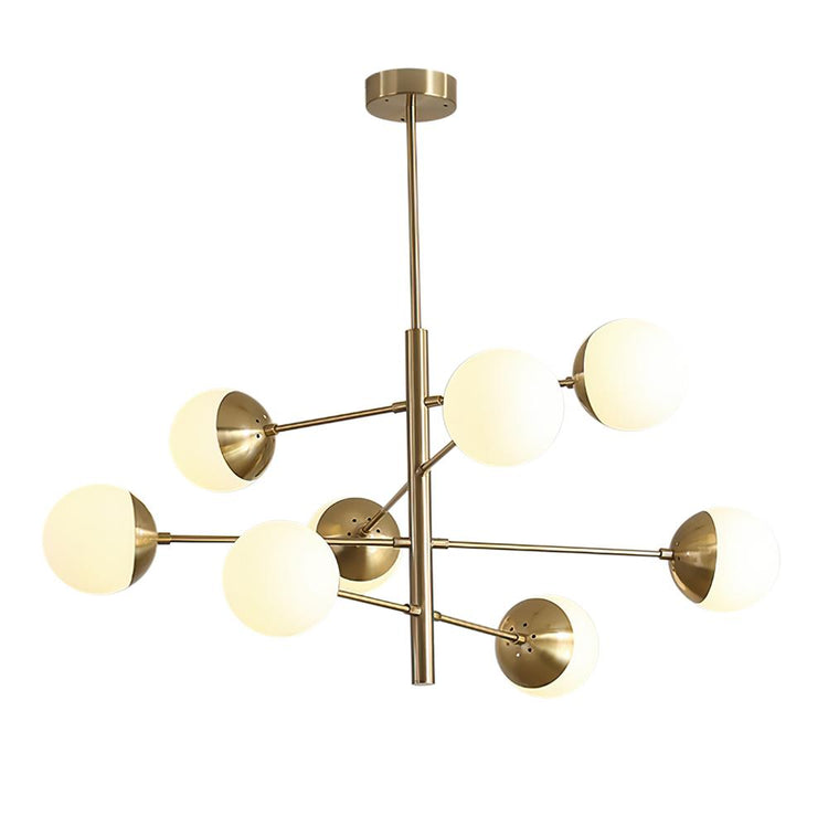 Lustre Cuisine Globe en Verre