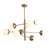 Lustre Cuisine Globe en Verre