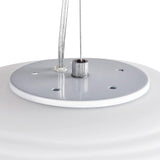 Suspension Salle à Manger en Verre Blanc 19 cm