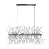 Lustre Cristal Moderne 9 Lumières pour Salle à Manger