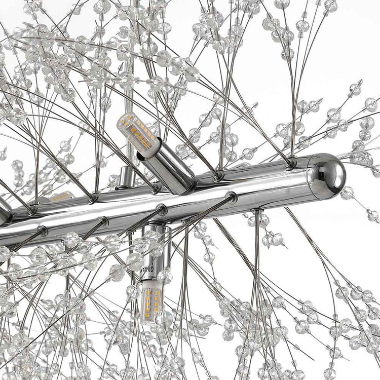 Lustre Cristal Moderne 9 Lumières pour Salle à Manger