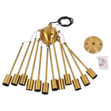 Lustre Salon Spoutnik en Laiton 70 cm