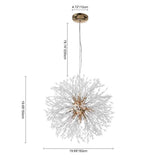 Lustre Moderne 9 Lumières Sputnik pour Cuisine