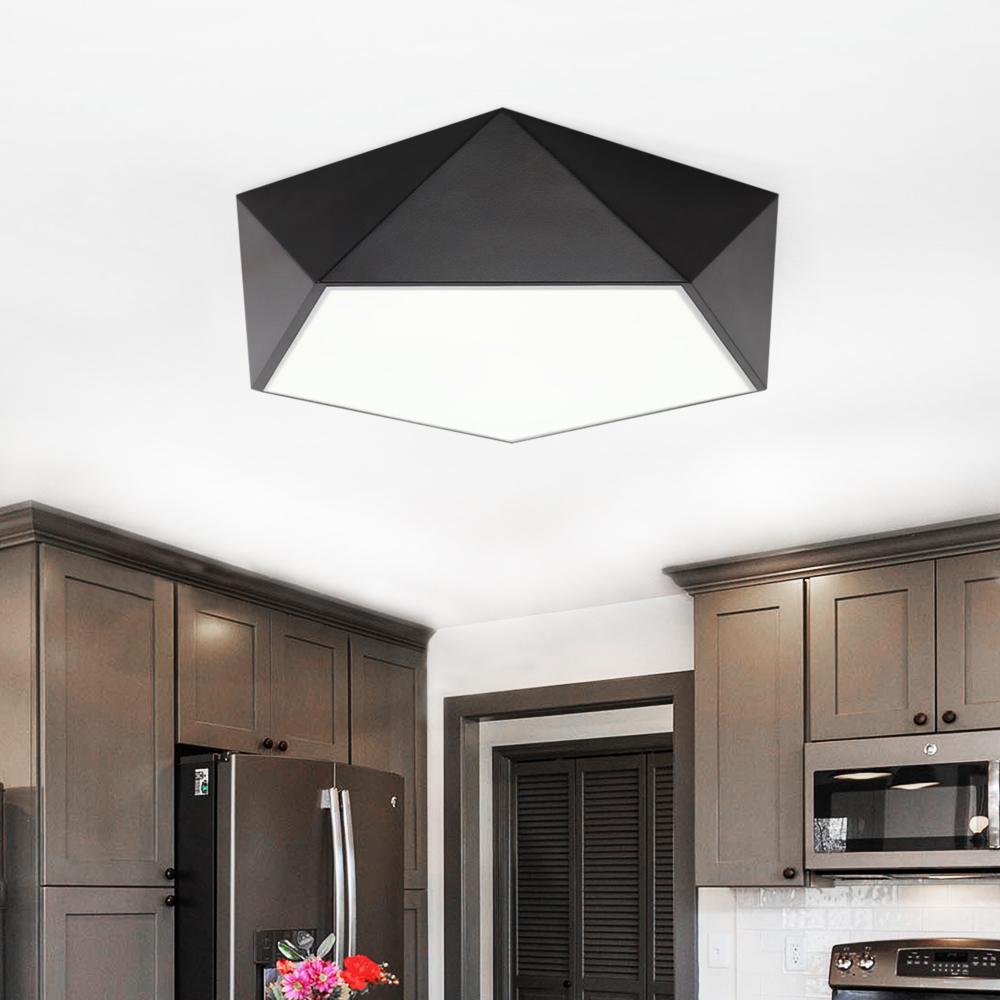 Plafonnier LED Moderne Noir