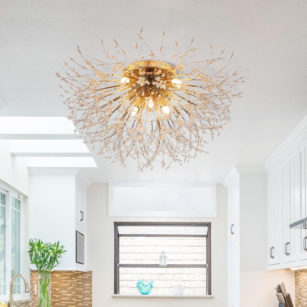 Plafonnier Moderne Beaded Sputnik pour Chambre
