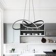 Lustre LED Moderne Twisted Ruban