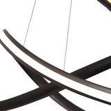 Lustre LED Moderne Twisted Ruban