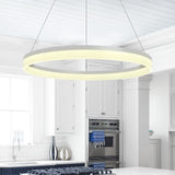 Suspension Salle à Manger Anneau en Verre