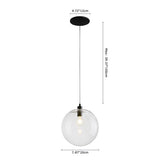 Lustre Cuisine Boule en Verre