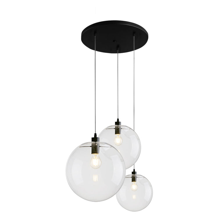 Lustre Cuisine Boule en Verre