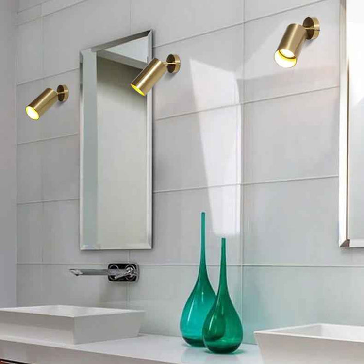 Plafonnier Laiton 1 Lumière Orientable Spot sur Rail pour Cuisine