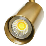 Plafonnier Laiton 1 Lumière Orientable Spot sur Rail pour Cuisine