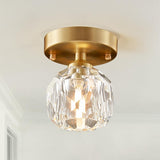 Plafonnier Salle de Bain en Cristal