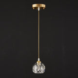 Suspension Cristal 1 Lumière pour Salle à Manger