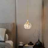 Suspension Cristal 1 Lumière pour Salle à Manger