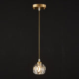 Suspension Cristal 1 Lumière pour Salle à Manger