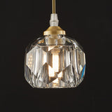 Suspension Cristal 1 Lumière pour Salle à Manger