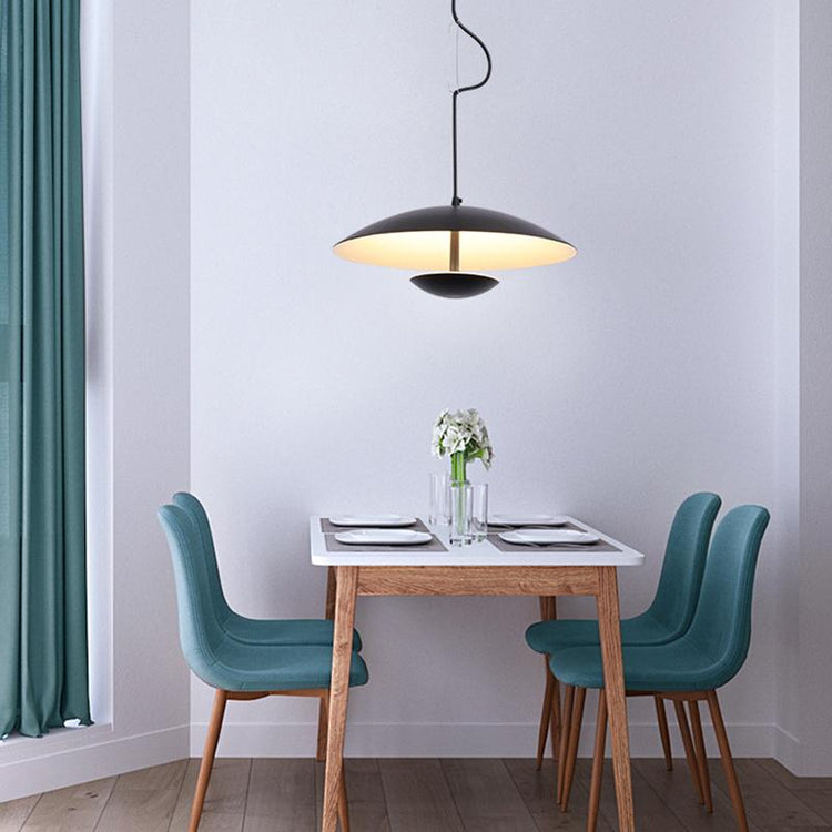 Suspension Cuisine Assiette en Bois