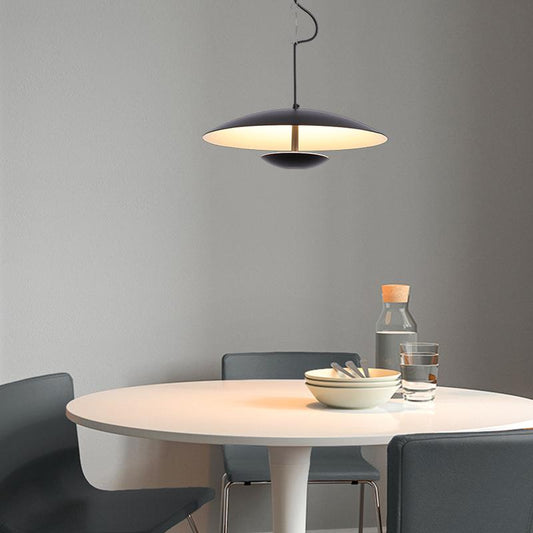 Suspension Cuisine Assiette en Bois