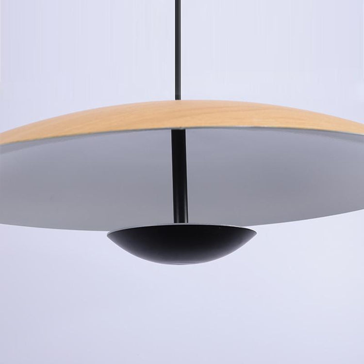 Suspension Cuisine Assiette en Bois