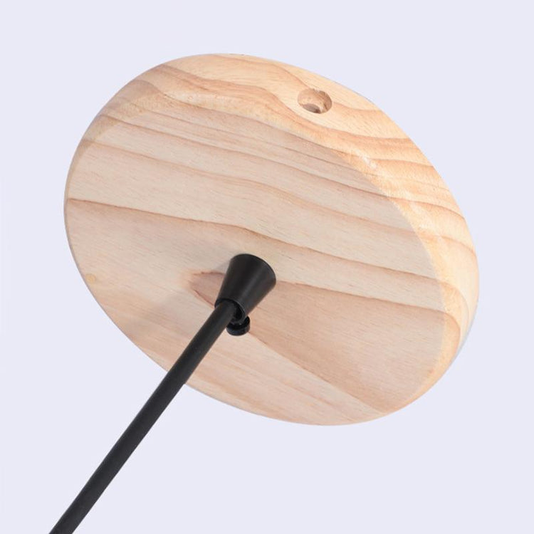 Suspension Cuisine Assiette en Bois