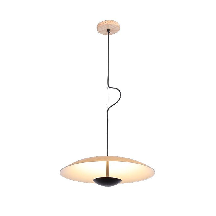 Suspension Cuisine Assiette en Bois