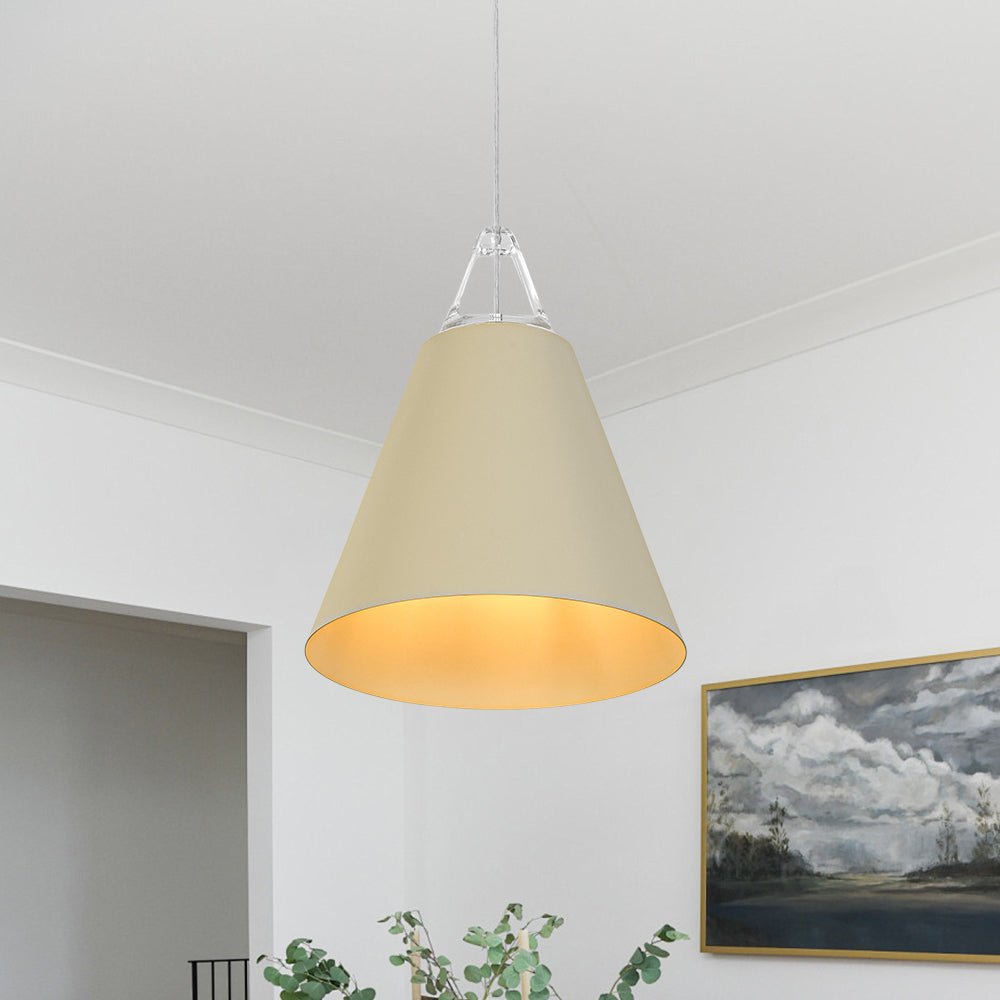 Suspension Luminaire 1 Lumière Minimaliste Conique pour Salle à Manger
