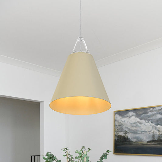 Suspension Luminaire 1 Lumière Minimaliste Conique pour Salle à Manger