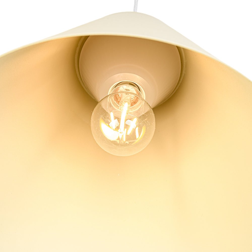 Suspension Luminaire 1 Lumière Minimaliste Conique pour Salle à Manger