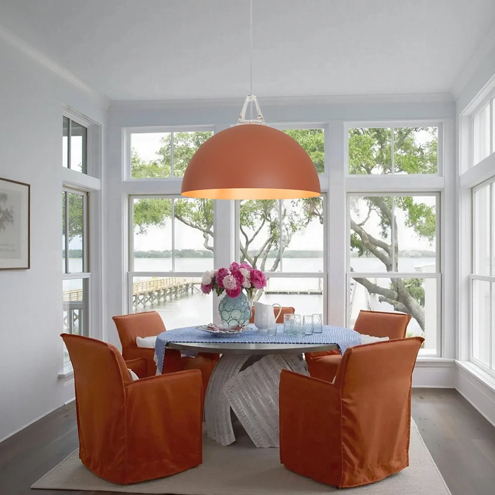 Suspension Luminaire 1 Lumière Minimaliste Dôme pour Salle à Manger