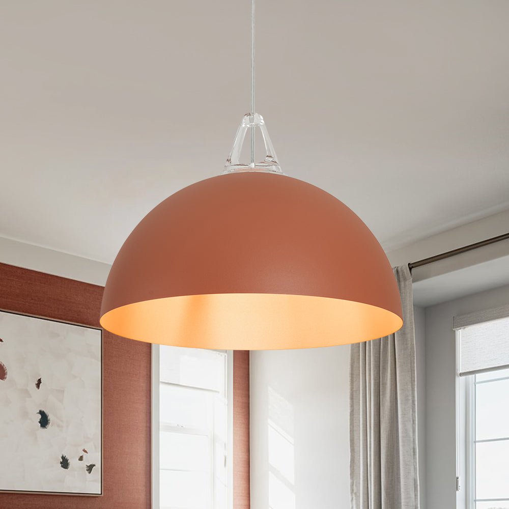 Suspension Luminaire 1 Lumière Minimaliste Dôme pour Salle à Manger