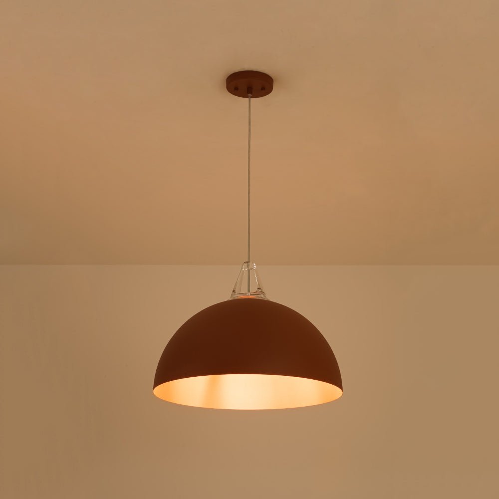 Suspension Luminaire 1 Lumière Minimaliste Dôme pour Salle à Manger