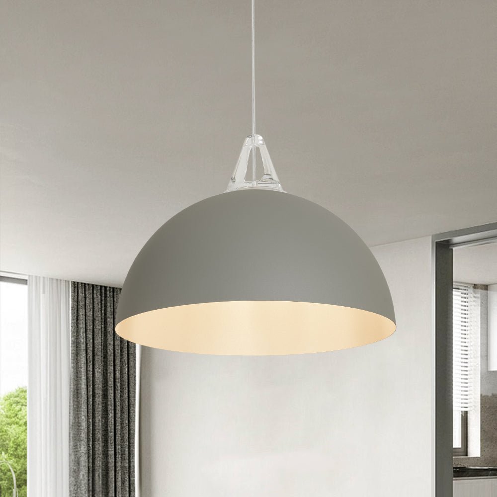 Suspension Luminaire 1 Lumière Minimaliste Dôme pour Salle à Manger