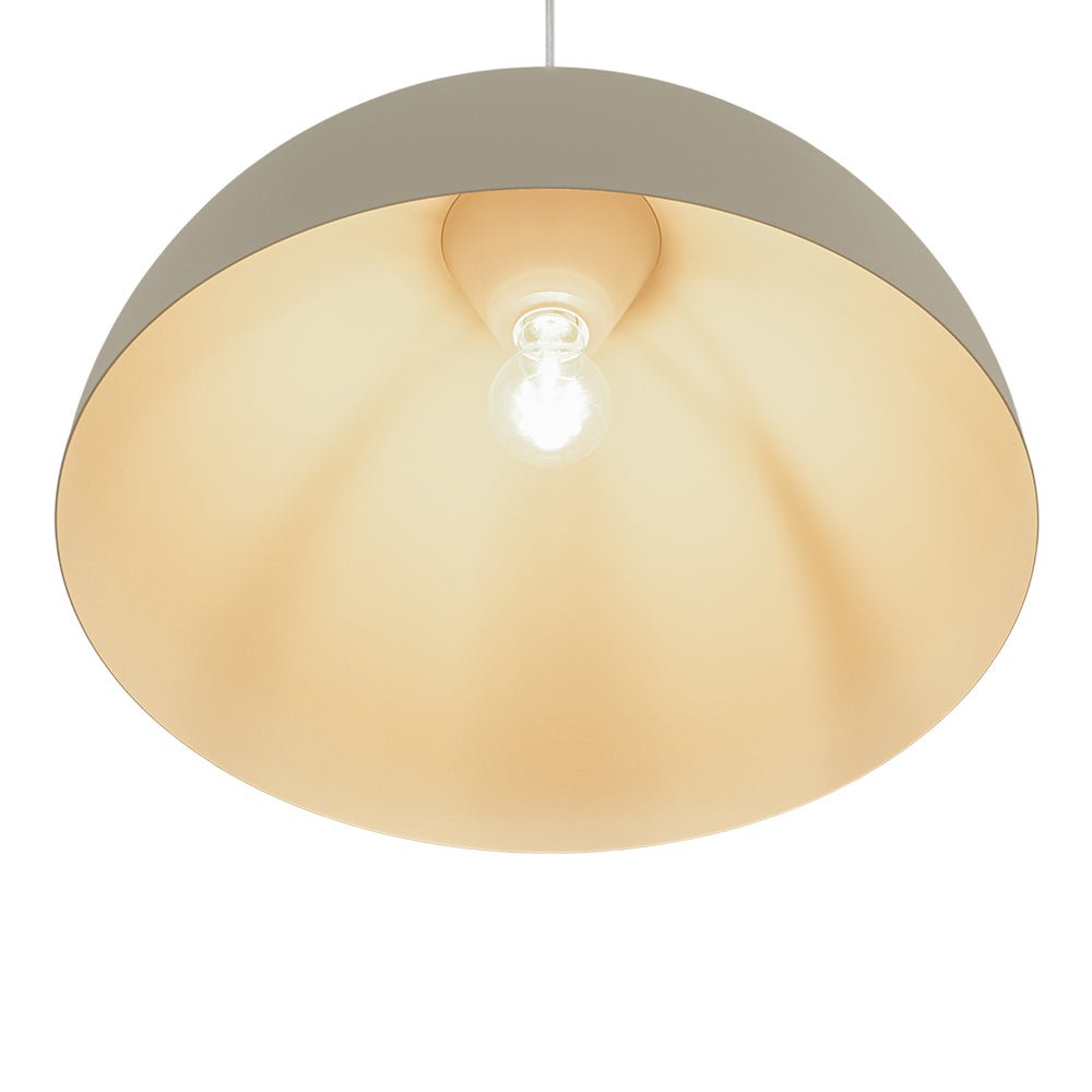 Suspension Luminaire 1 Lumière Minimaliste Dôme pour Salle à Manger