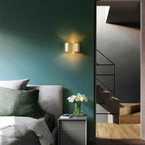 Applique Murale Laiton Mid Century une Luminaire en Brossé Finish pour Chambre