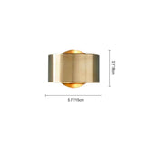 Applique Murale Laiton Mid Century une Luminaire en Brossé Finish pour Chambre