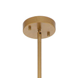 Lustre Salon Spoutnik 10 Lumières en Laiton