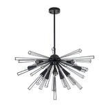 Lustre Salon Spoutnik 10 Lumières en Laiton