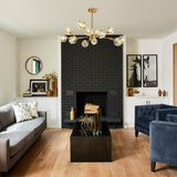 Lustre Salon Branche en Cristal