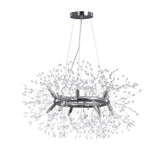 Lustre Salon Feu D'Artifice en Chrome