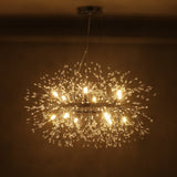 Lustre Salon Feu D'Artifice en Chrome