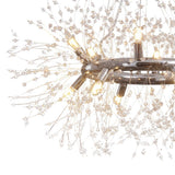 Lustre Salon Feu D'Artifice en Chrome