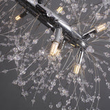 Lustre Salon Feu D'Artifice en Chrome