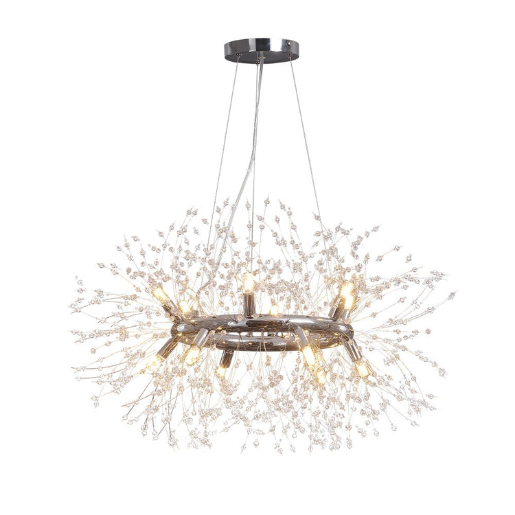 Lustre Salon Feu D'Artifice en Chrome