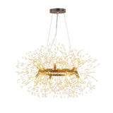 Lustre Salon Feu D'Artifice en Chrome